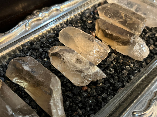 Smokey Citrine Quartz Points