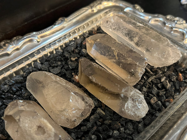 Smokey Citrine Quartz Points