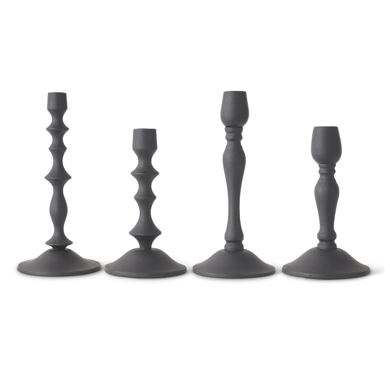 Black Metal Candle Holders