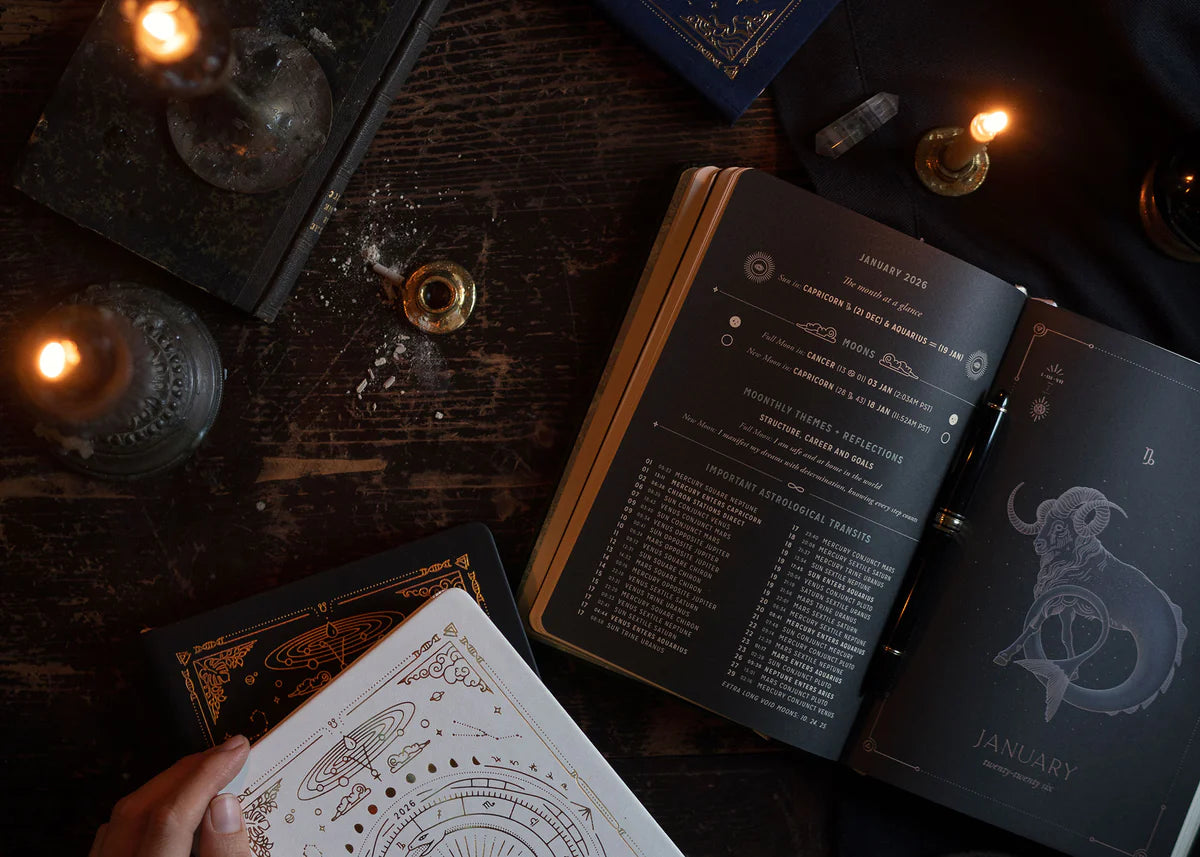 Magic of I. 2026 ASTROLOGICAL PLANNER - BLACK