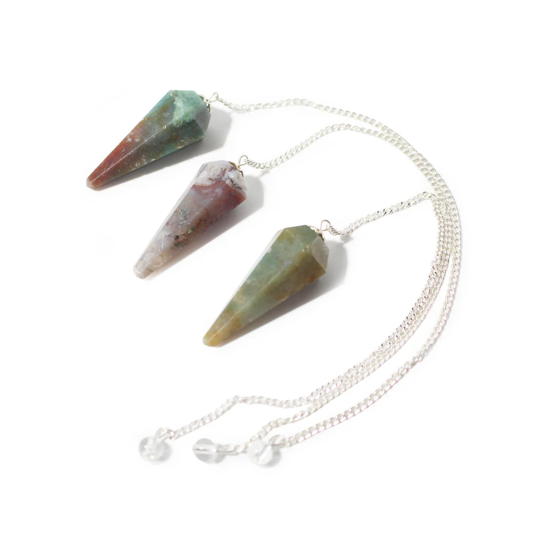 India Agate Pendulum 6 Facet
