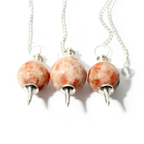 Sunstone Ball & Point Pendulum