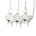 Clear Quartz Ball & Point Pendulum
