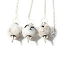 Rainbow Moonstone Ball & Point Pendulum