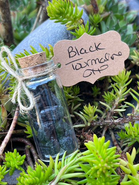 Guiding Crystals in Mini Wish Bottles