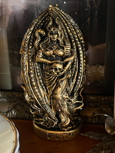 Lilith Goddess Statue Gold