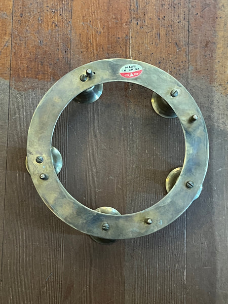 Vintage 5 Ring Brass Candle Holder
