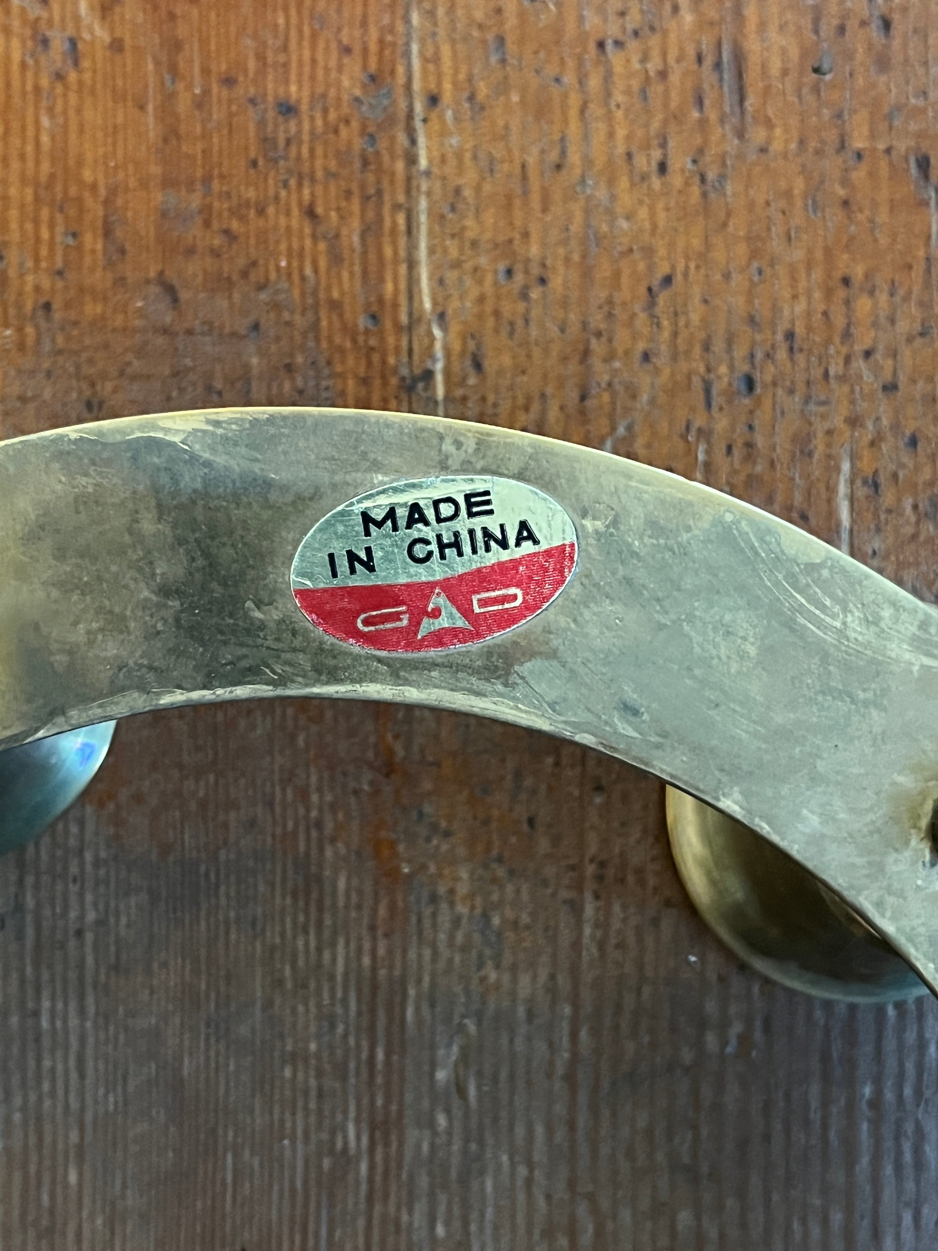 Vintage 5 Ring Brass Candle Holder