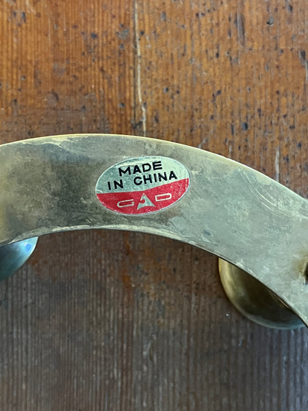Vintage 5 Ring Brass Candle Holder