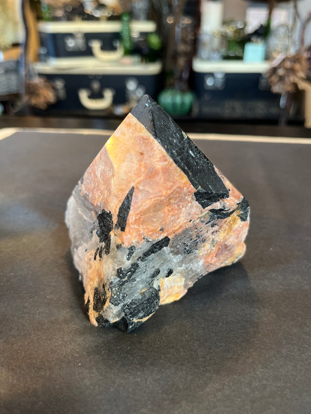 Black Tourmaline w/ Feldspar #6