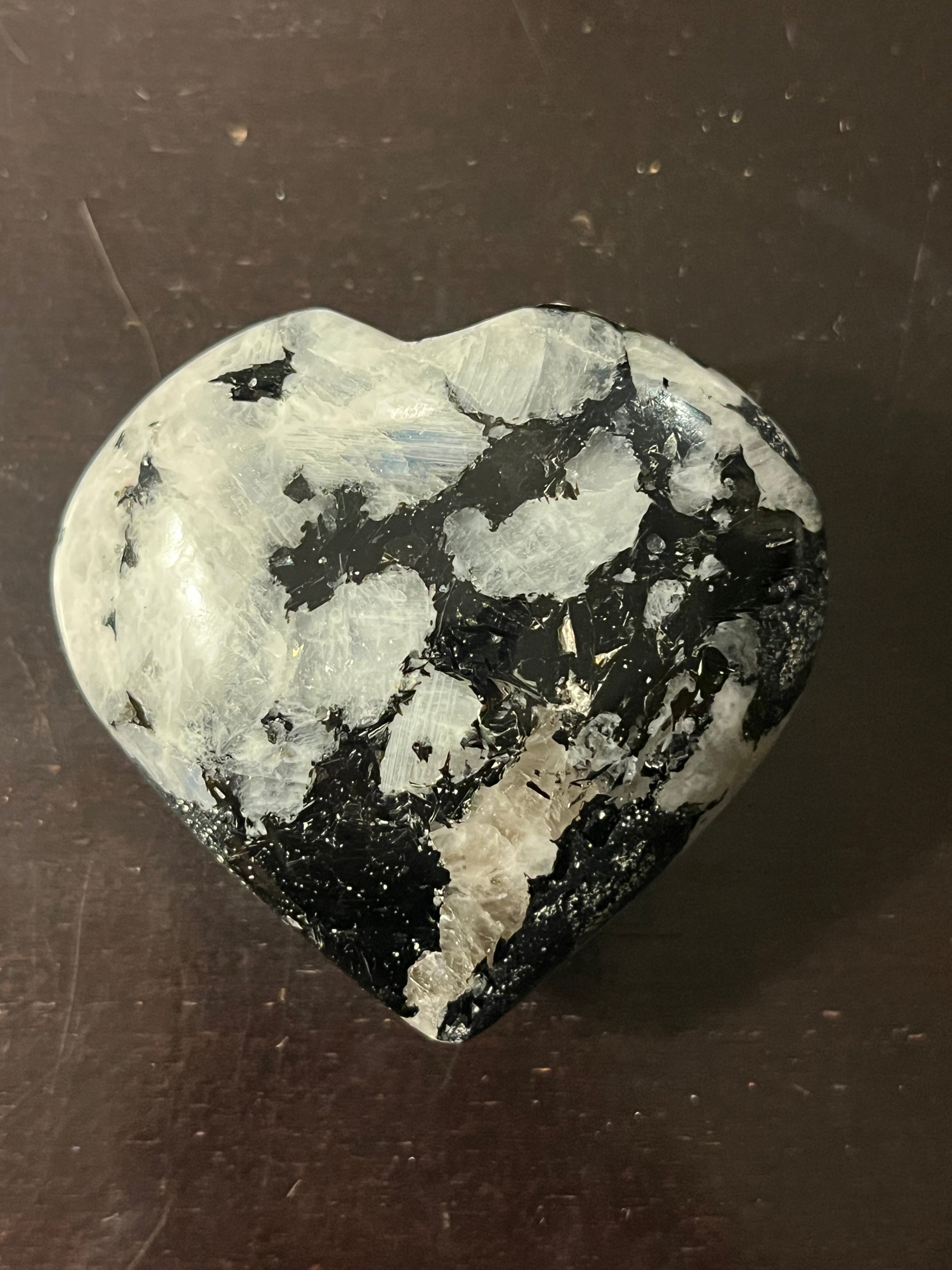 Moonstone Puffy Heart