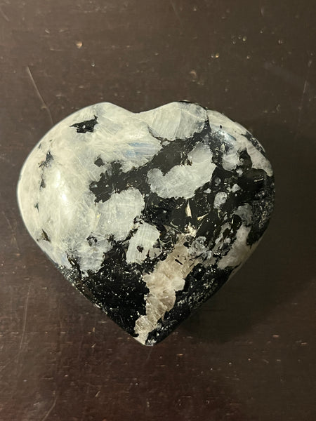 Moonstone Puffy Heart