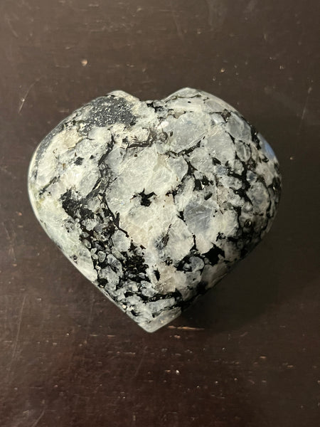 Moonstone Puffy Heart