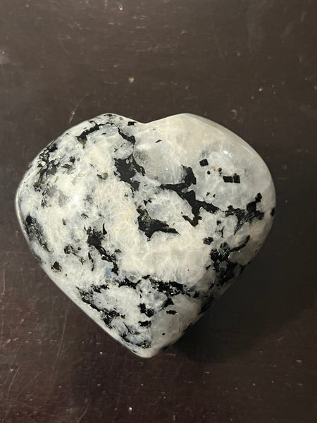 Moonstone Puffy Heart