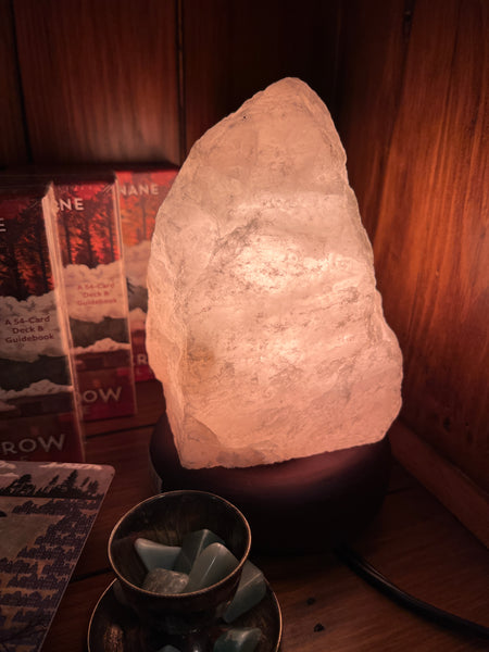 Rose Quartz Rough Lamp