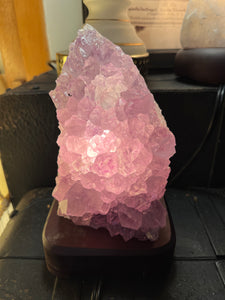Amethyst Cluster Lamp