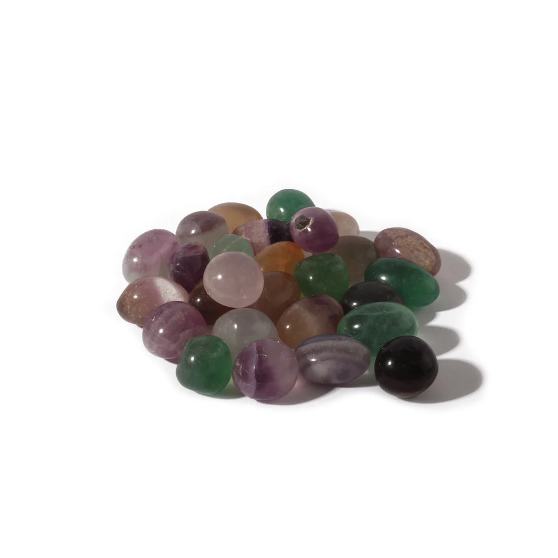 Rainbow Fluorite Tumbled Stone – Clarity & Mental Focus Healing Crystal