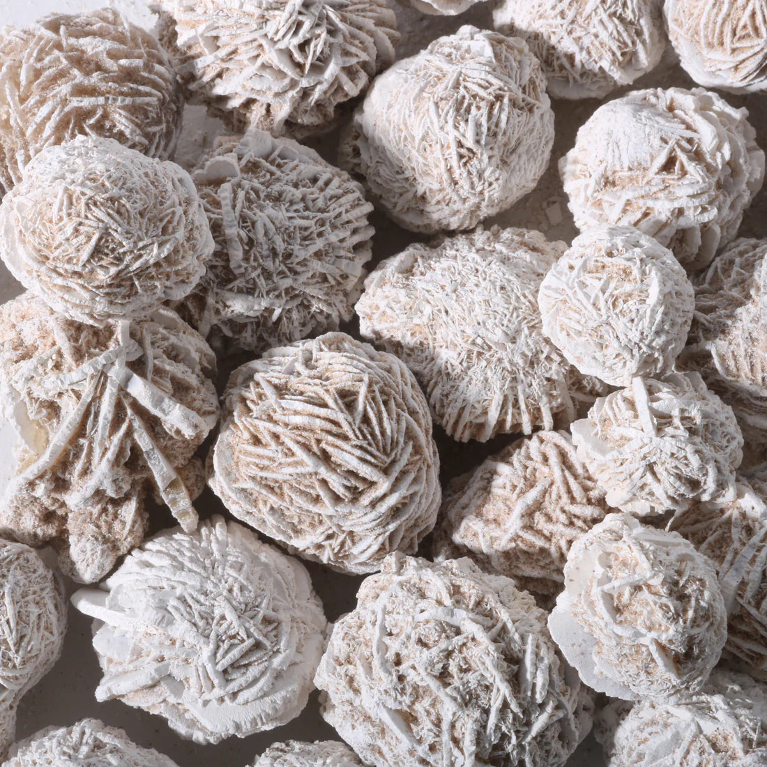 Selenite Desert Rose Tumbled Stone – Clarity & Grounding Light Healing Crystal