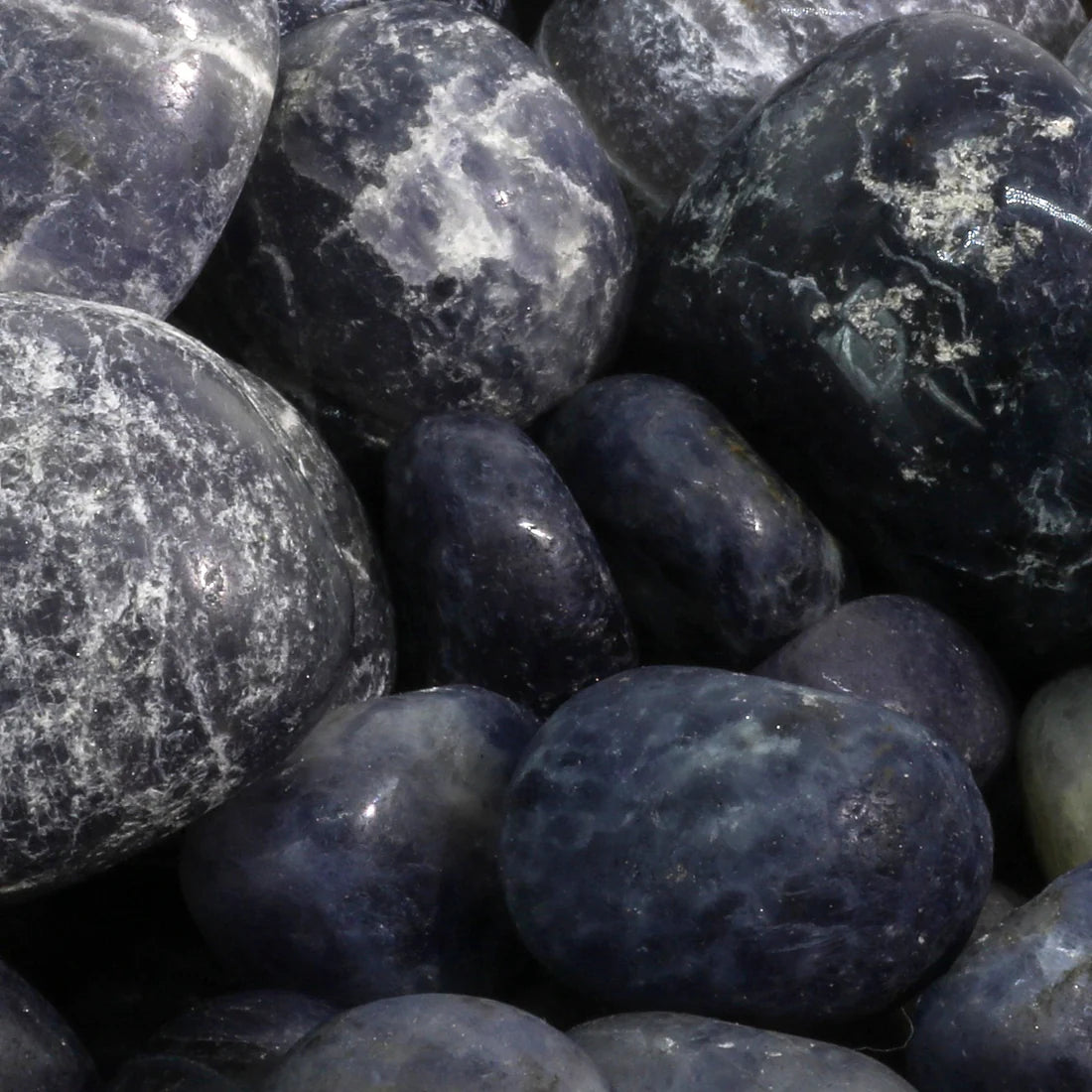 Iolite Tumbled Stone – Vision & Inner Guidance Healing Crystal