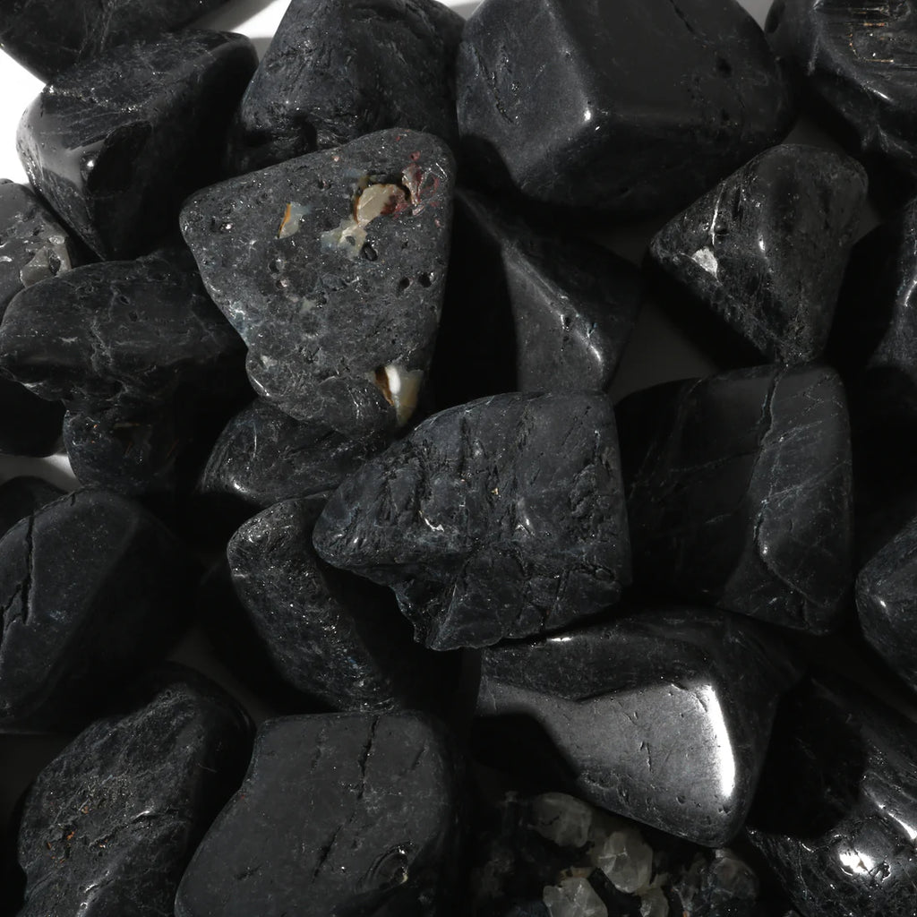 Black Tourmaline Tumbled Stone – Protection & Grounding Healing Crystal
