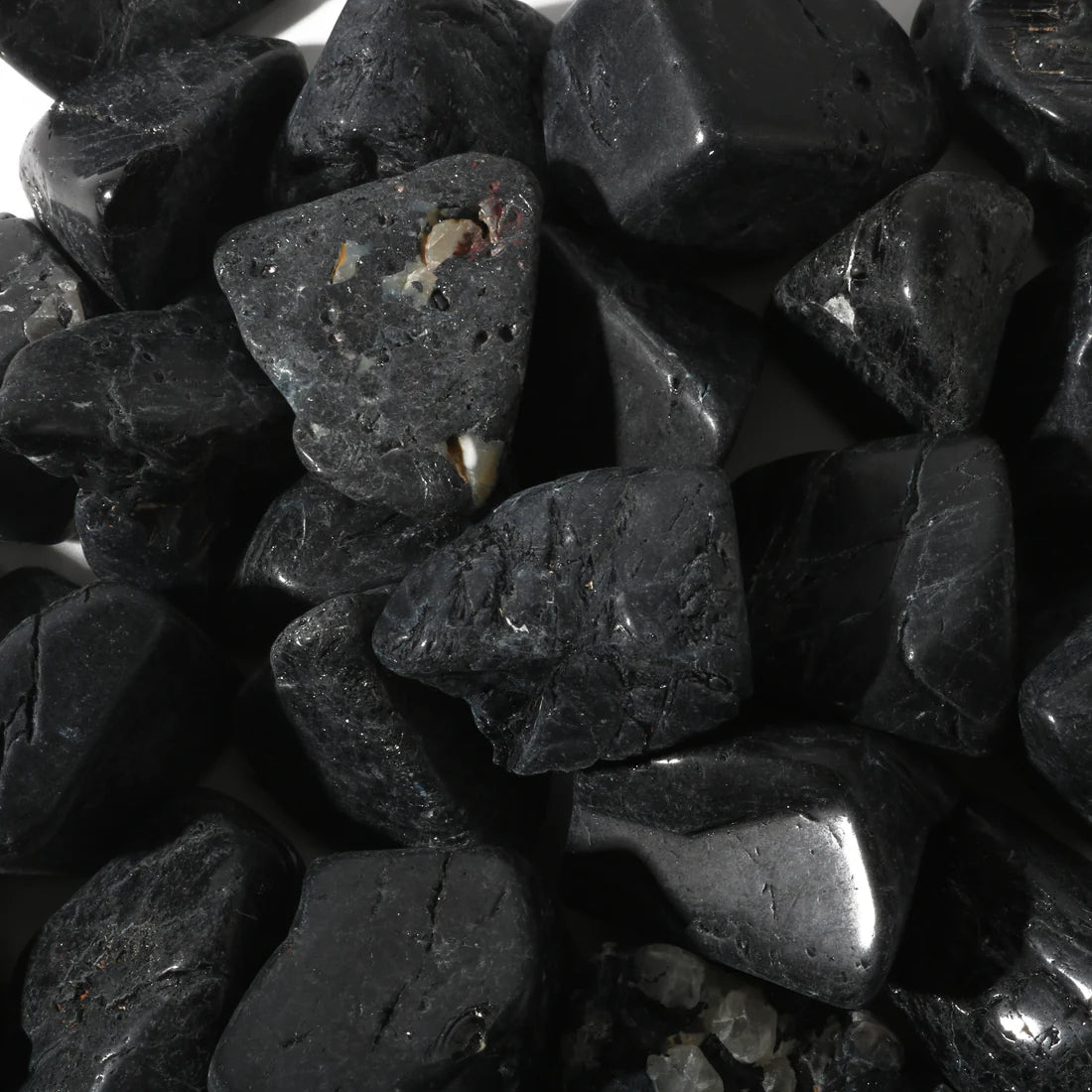 Black Tourmaline Tumbled Stone – Protection & Grounding Healing Crystal