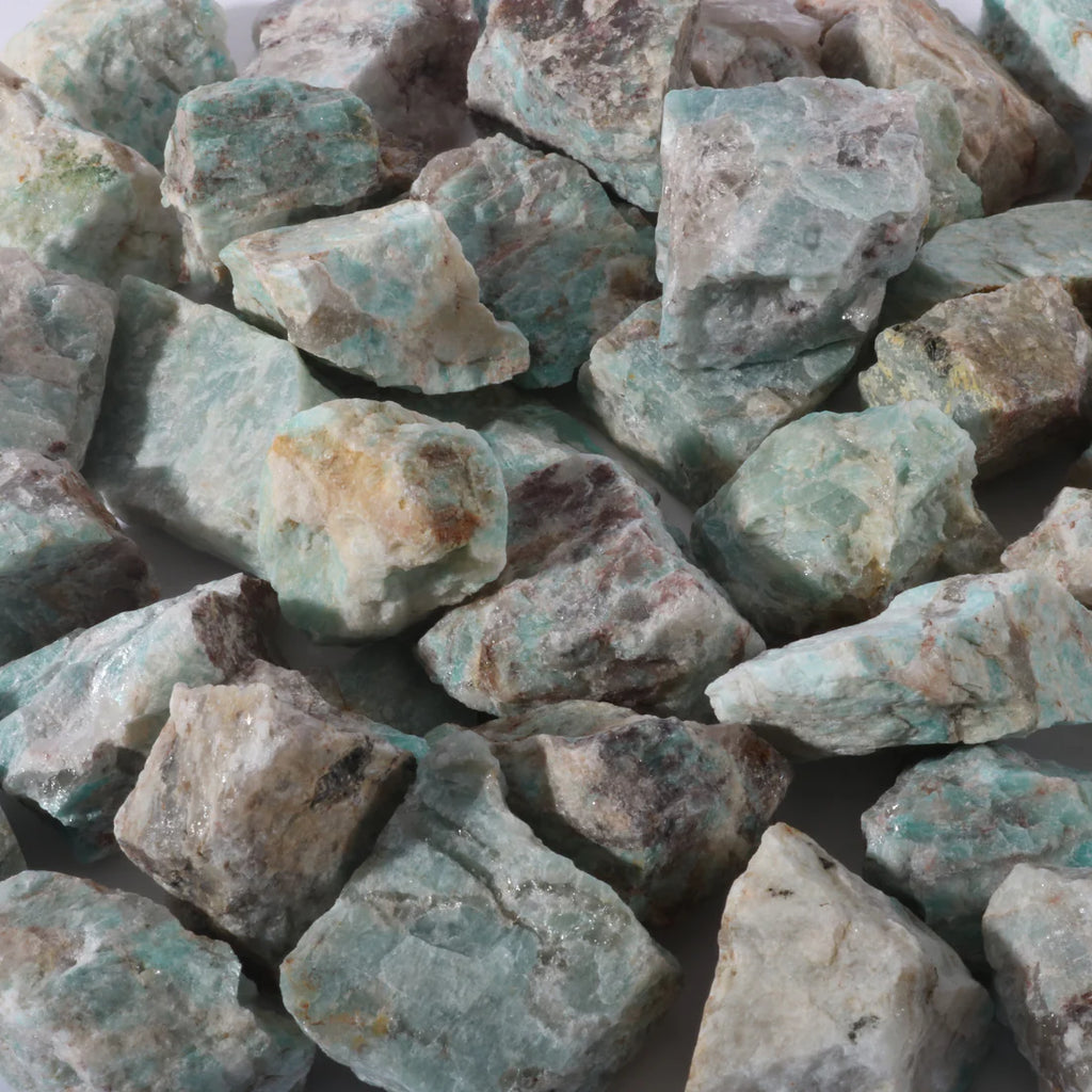 Amazonite Rough Stone – Truth & Calm Communication Healing Crystal