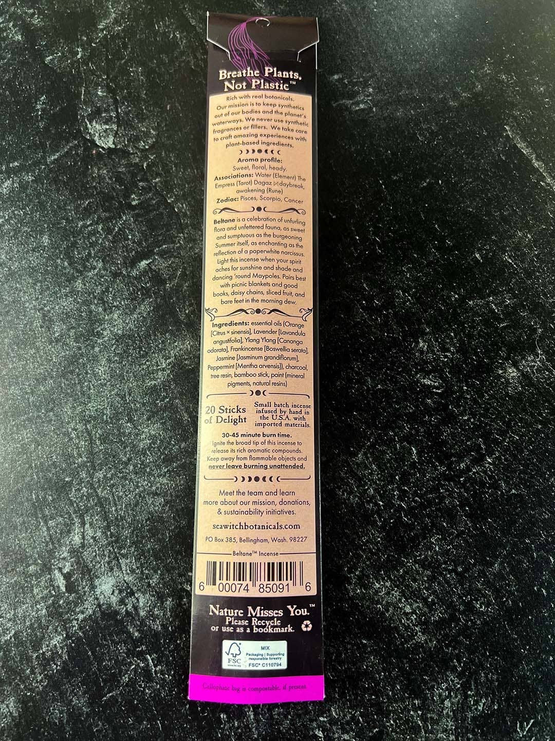 Sea Witch Botanicals - Incense Wheel of the Year
