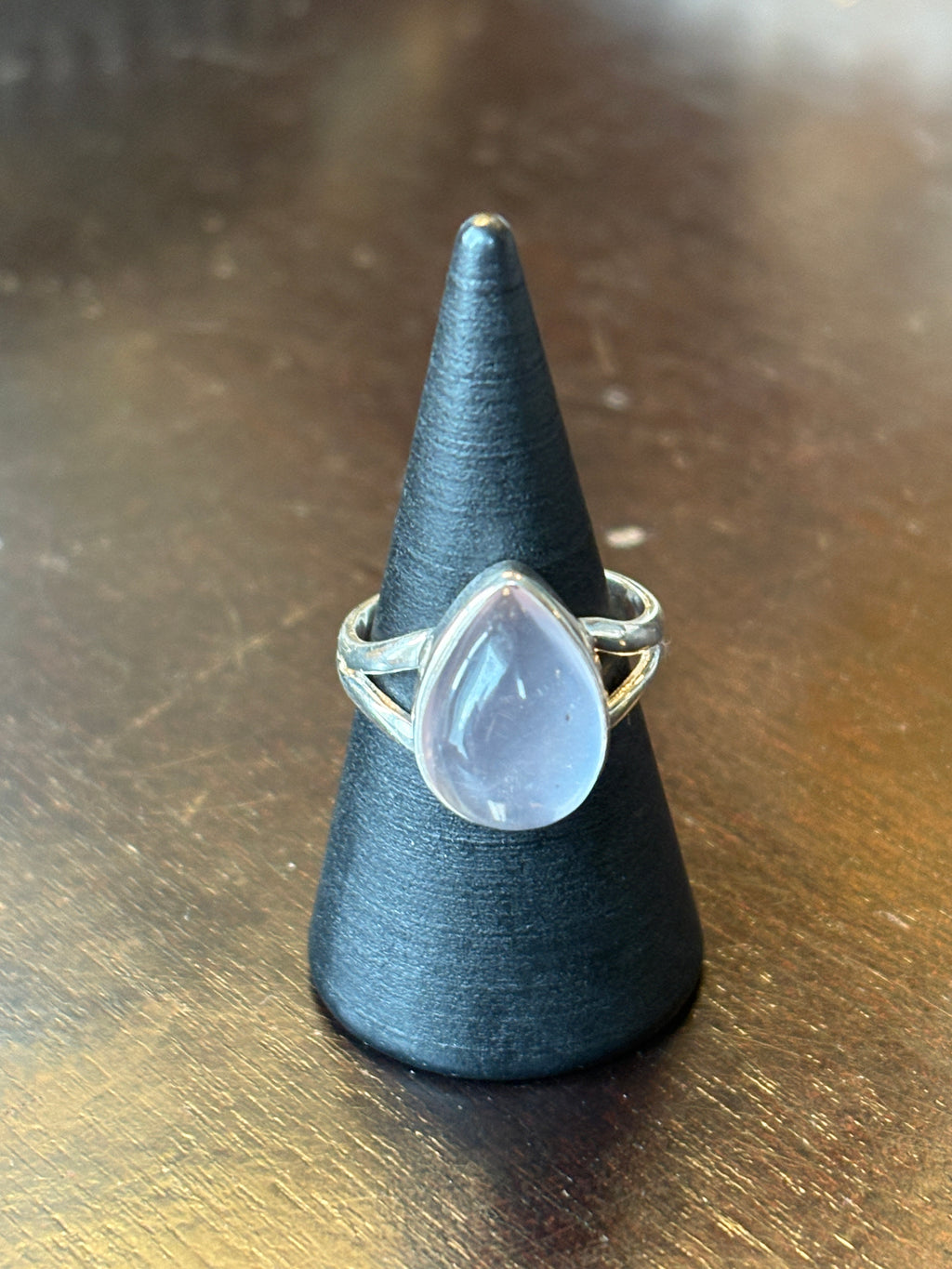 Silver .925 Rose Quartz Ring (175) – Love & Self-Compassion Crystal Jewelry