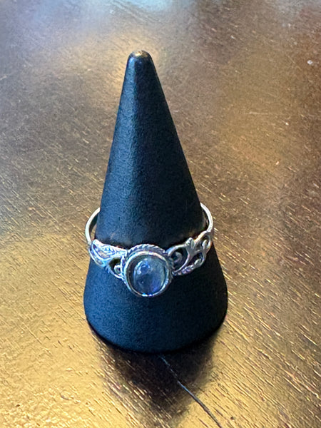 Silver .925 Labradorite Ring (156) – Magic & Transformation Crystal Jewelry