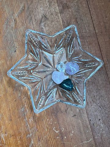 Vintage Mikasa Japan Trinket Dish Star Mist