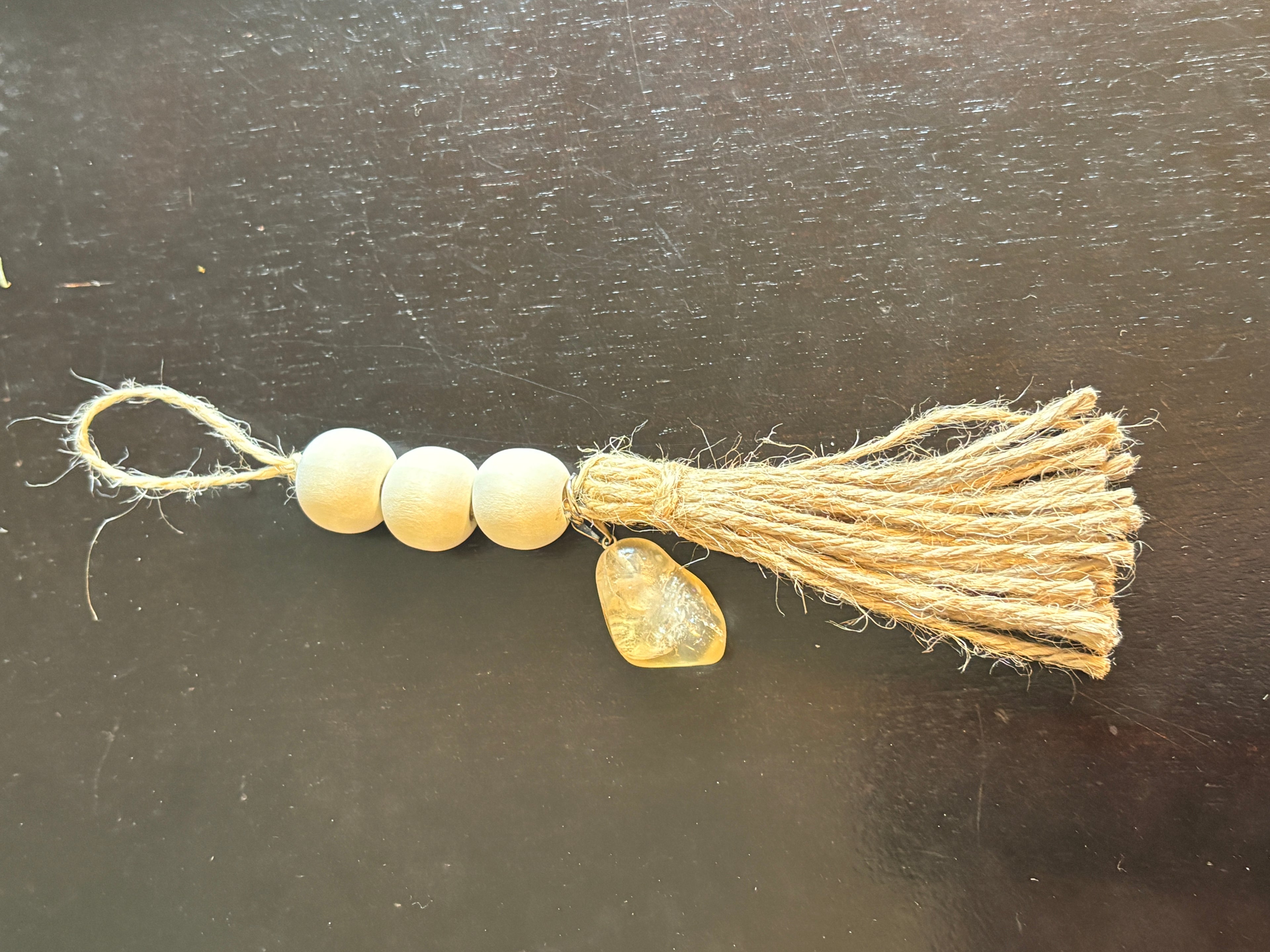 Diffuser Tassel with Crystal Charm
