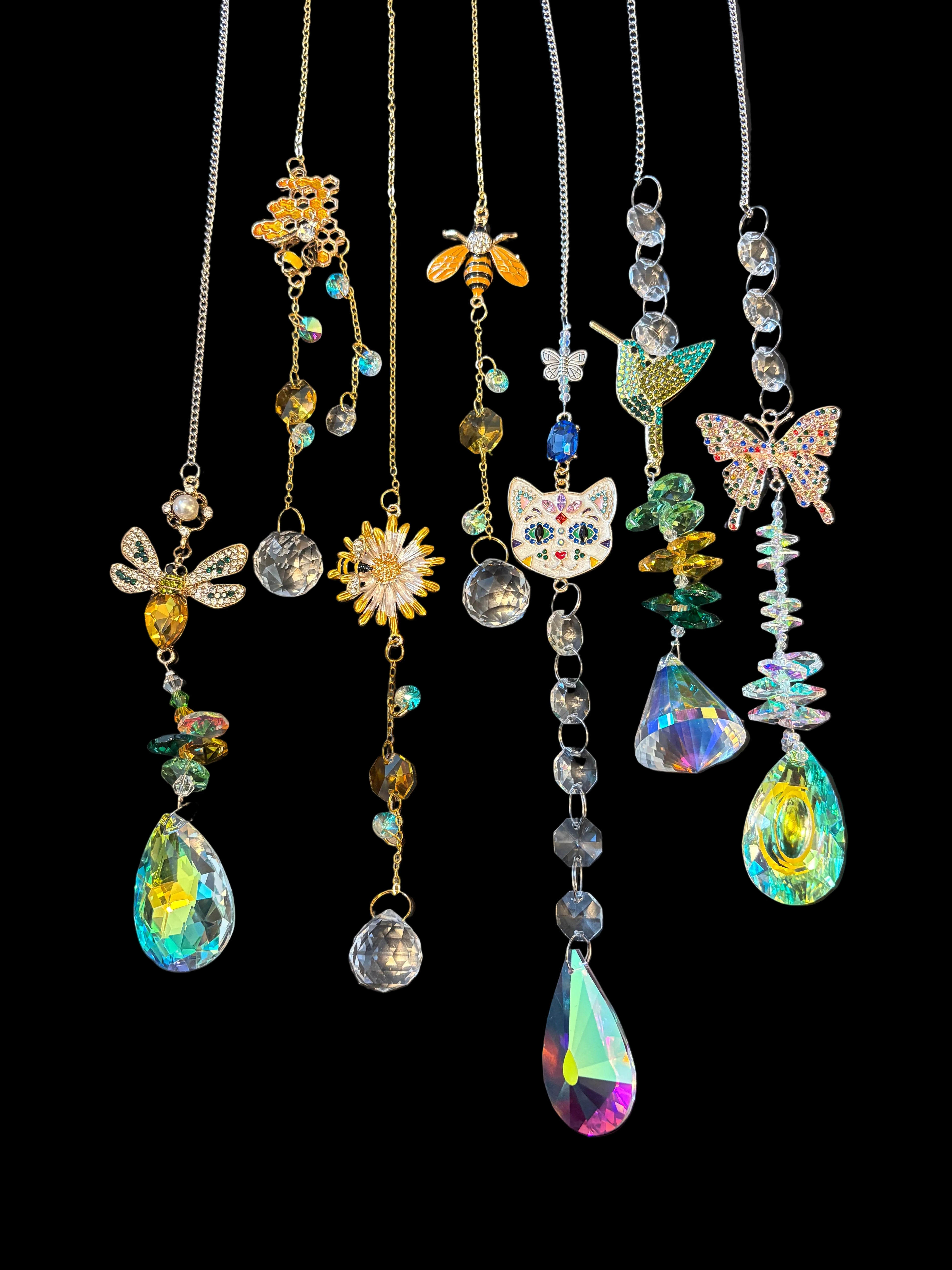 Rhinestone Animal Suncatchers