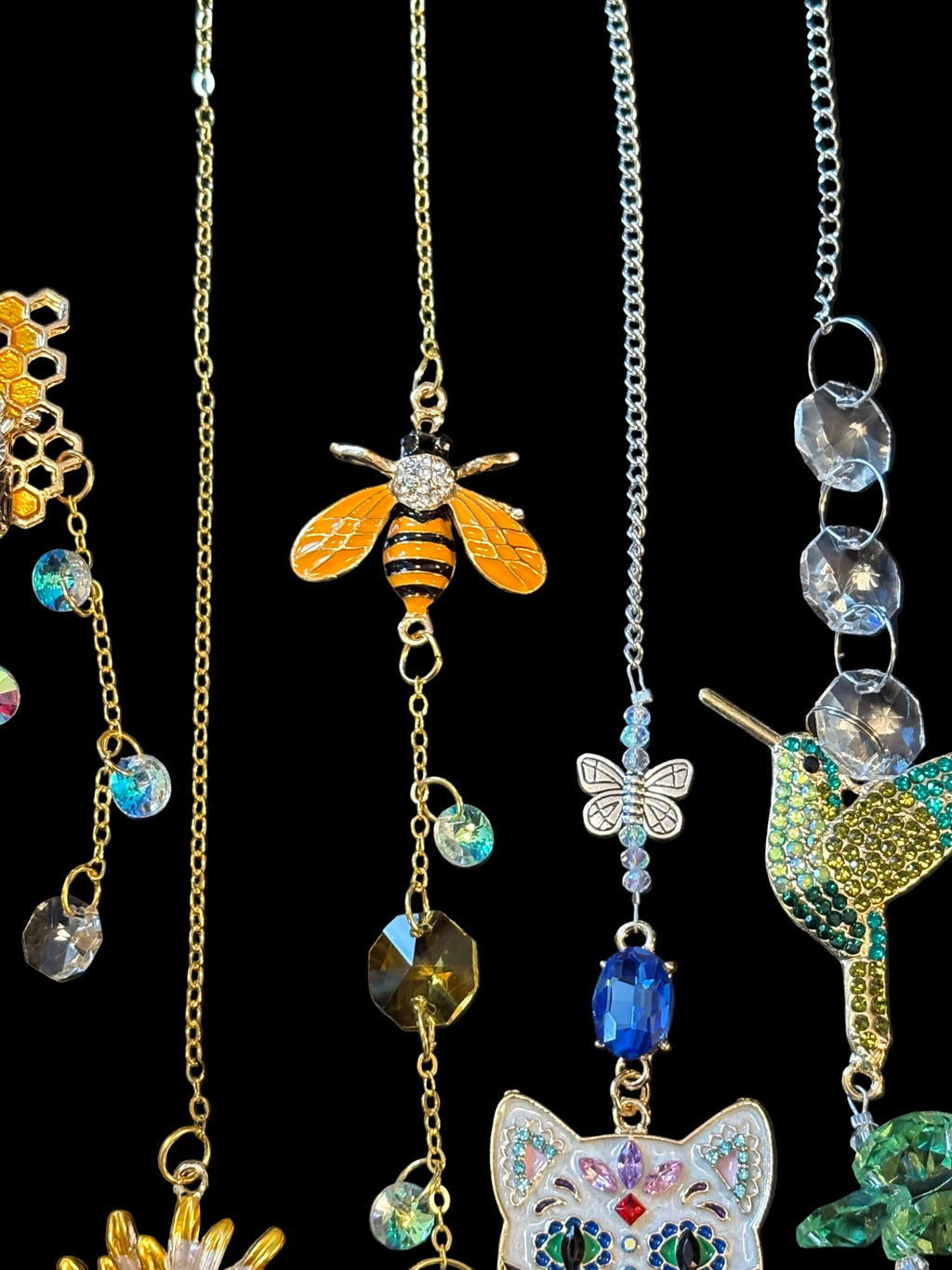Rhinestone Animal Suncatchers