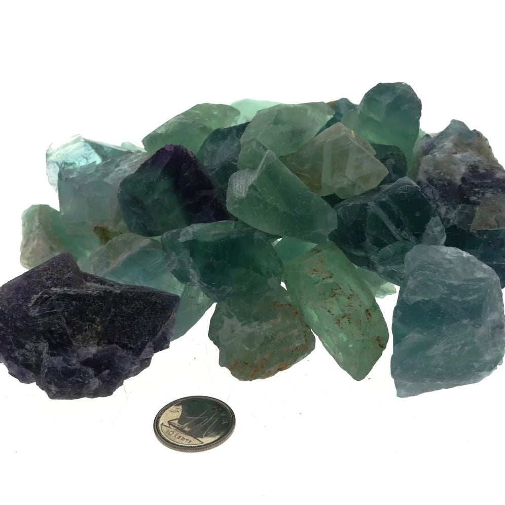 Flourite Rough Stone – Balance & Clarity Healing Crystal
