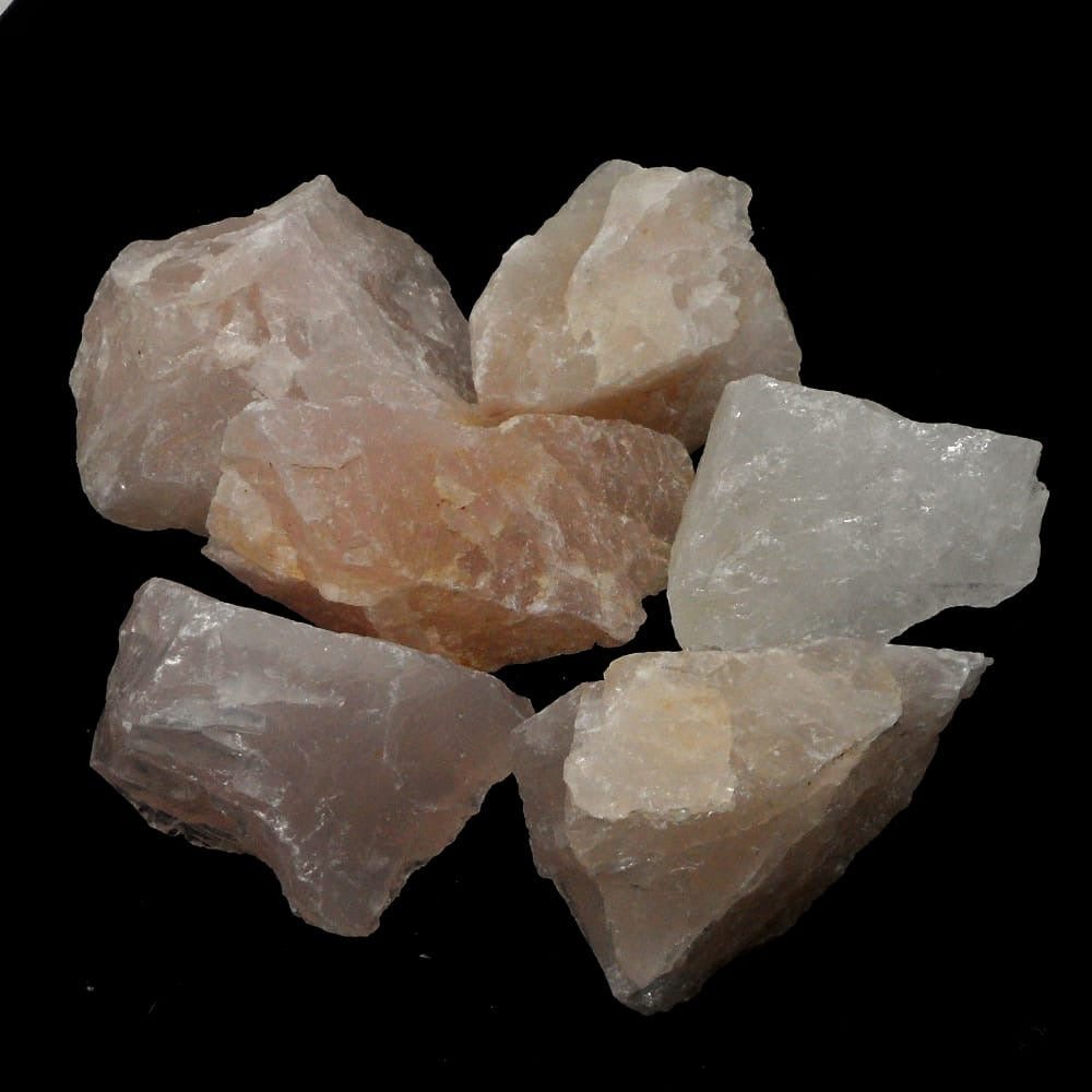 Rose Quartz Rough Stone (2) – Love & Self-Compassion Healing Crystal