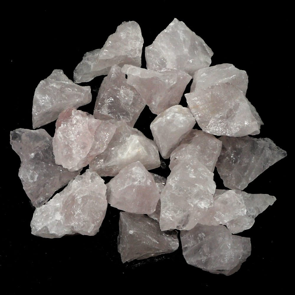 Rose Quartz Rough Stone (2) – Love & Self-Compassion Healing Crystal