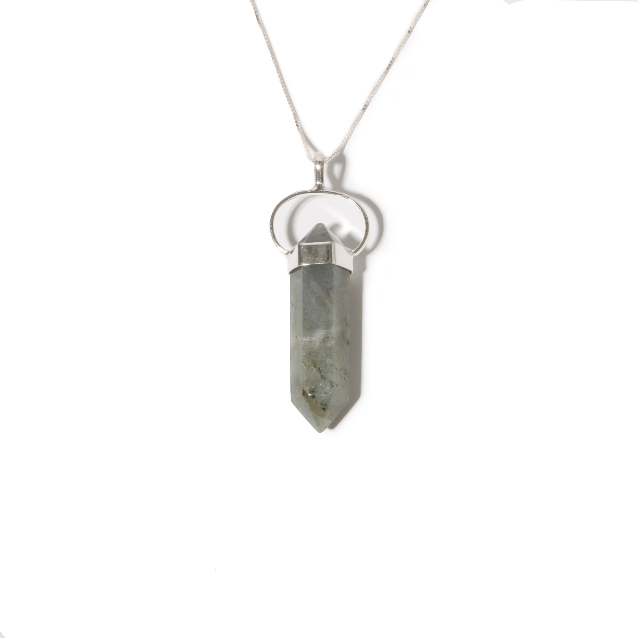Labradorite Double Terminated - 925 Sterling Silver Pendants