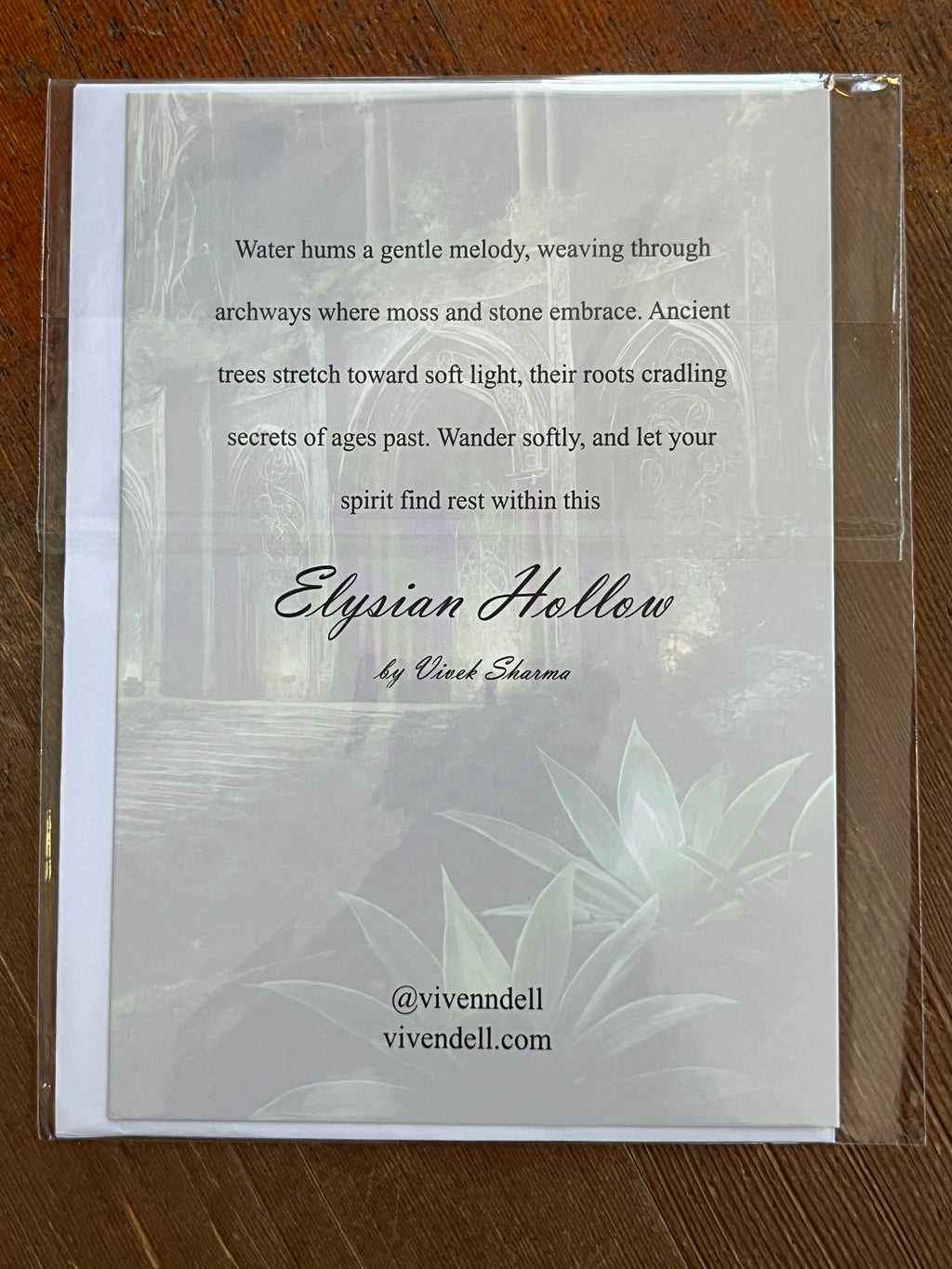 Elysian Hollow Card by Vivek Sharma