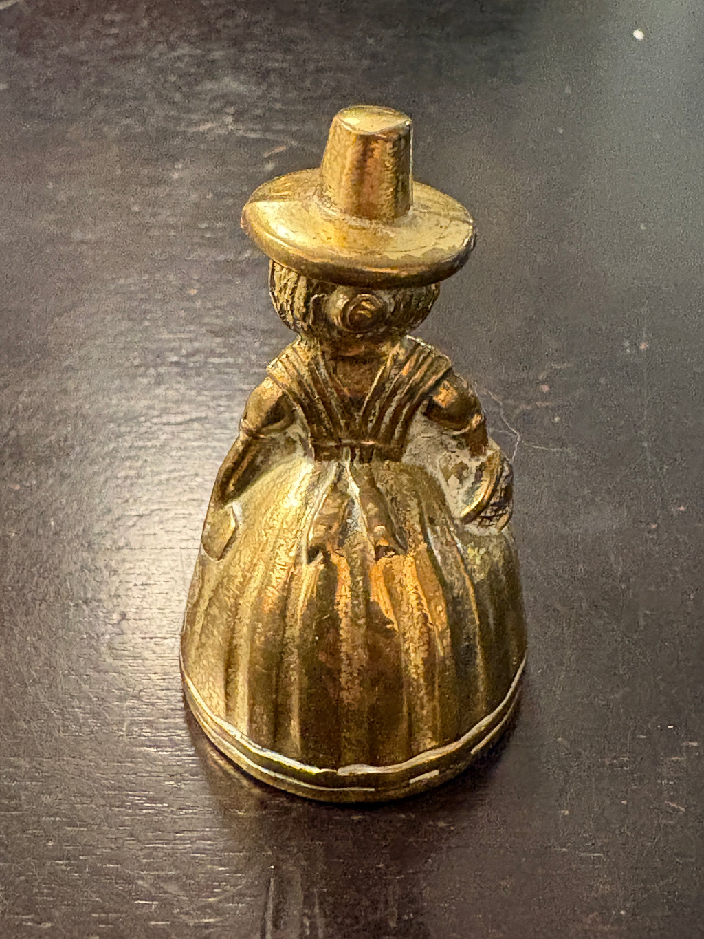 Vintage Welsh Lady Brass Altar Bell