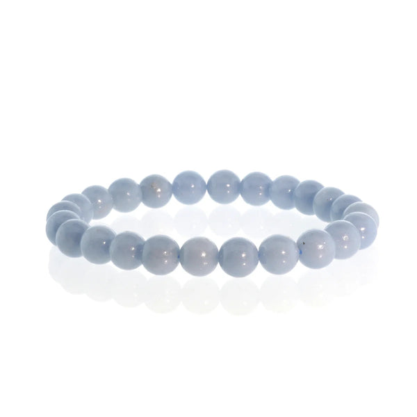 Tumbled 8mm Gemstone Bead Stretch Bracelet