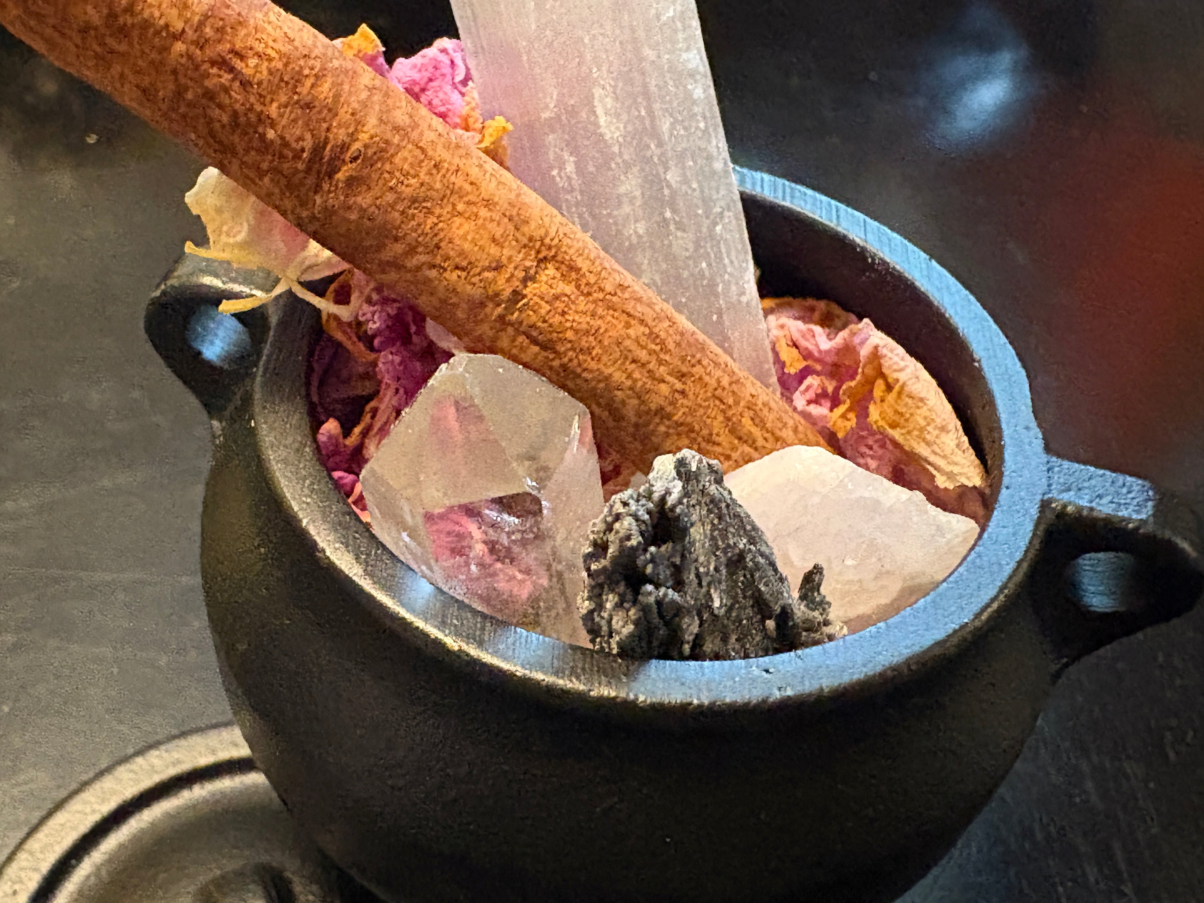 Cast Iron Ritual Cauldron Ritual Kit
