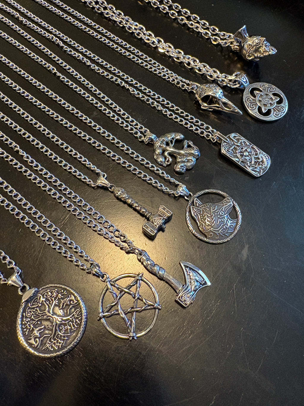 Artisan Stainless Steel Talismans by Brent McMaster