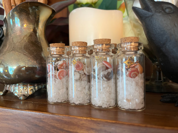 Small Wish Bottles w/ Shells