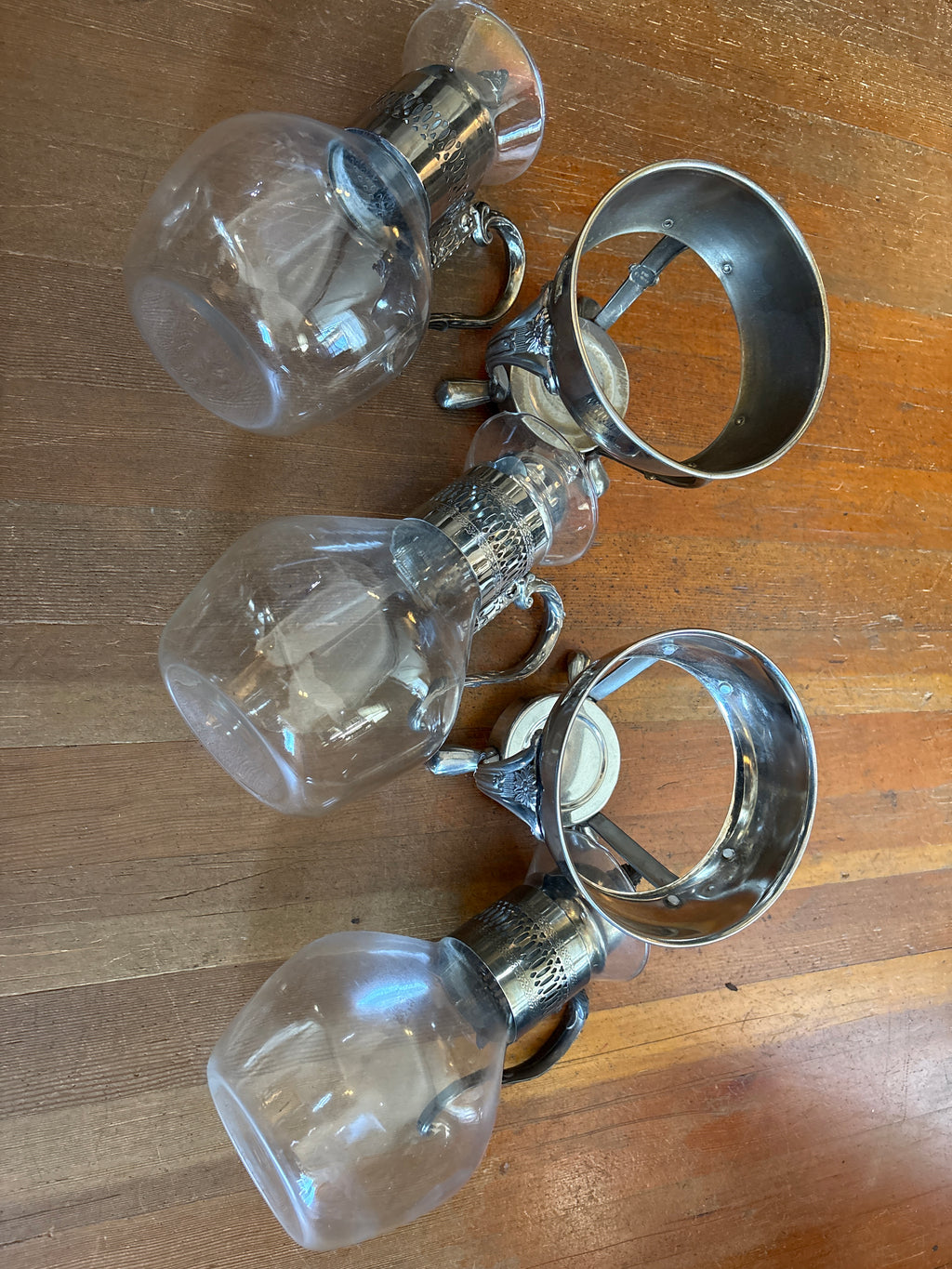 Vintage Zeller Silver-Plated Warming Carafe & Stand