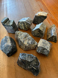 Black Tourmaline Rough Chunk #1