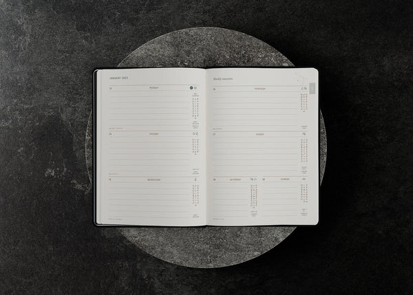 Magic of I. 2025 ASTROLOGICAL PLANNER - BLACK