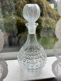 Vintage Dutch Vinkaraffel Glass Decanter