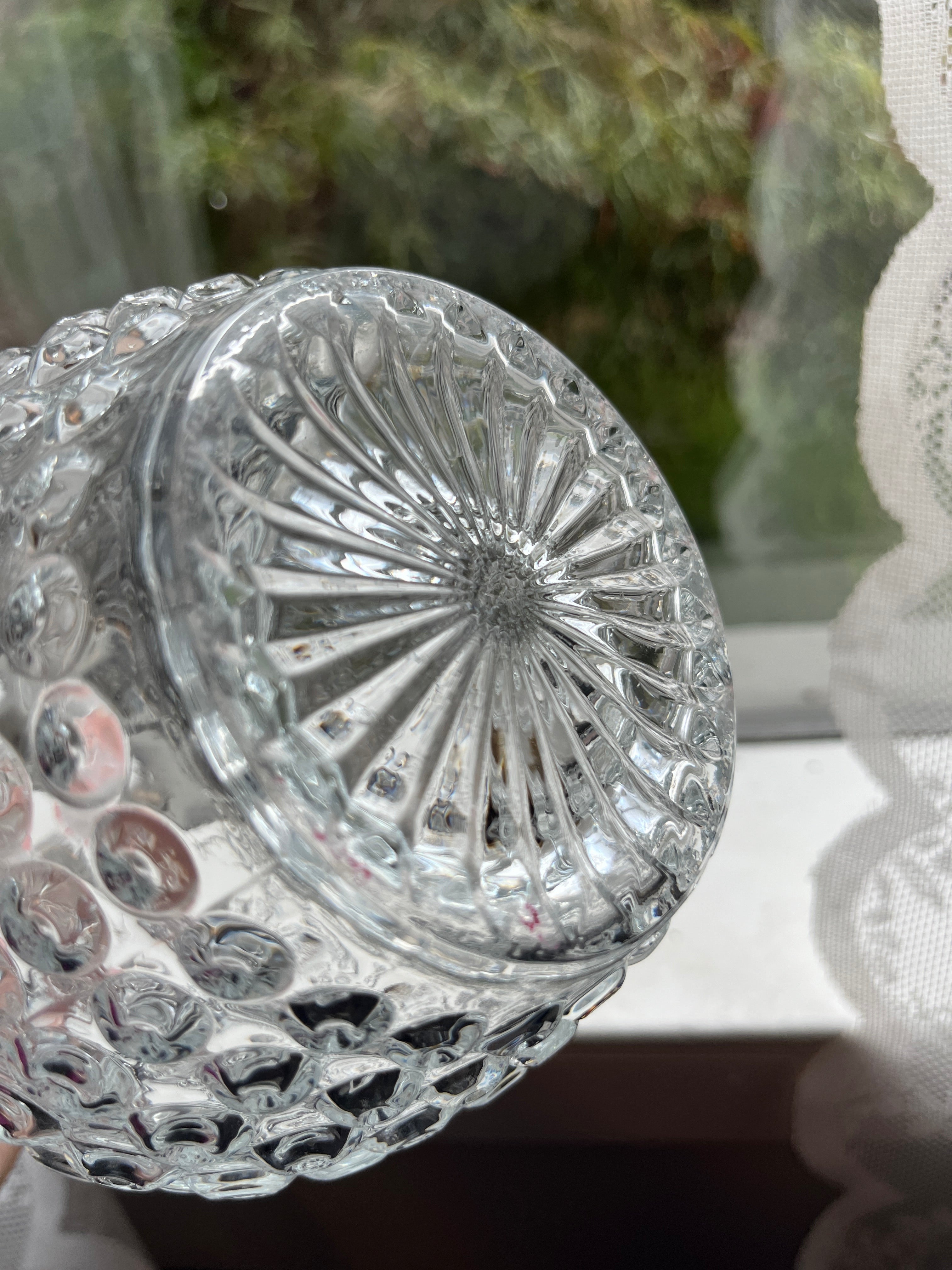 Vintage Dutch Vinkaraffel Glass Decanter