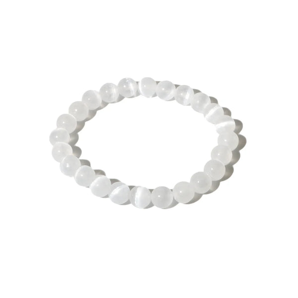 Tumbled 8mm Gemstone Bead Stretch Bracelet
