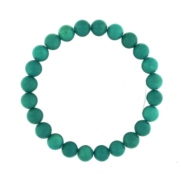 Tumbled 8mm Gemstone Bead Stretch Bracelet